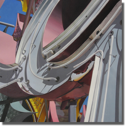 What Happens In Vegas 2 (2010)
70 x 70 cm
oil on canvas